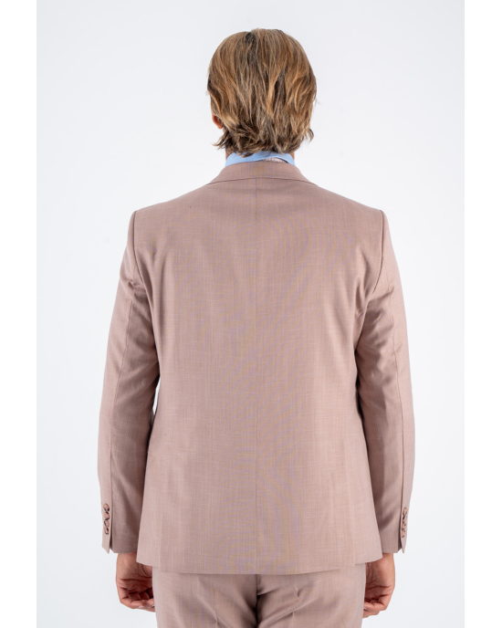 Κοστούμι Black Papigion Como ροζ SLIM FIT