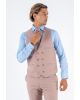 Κοστούμι Black Papigion Como ροζ SLIM FIT