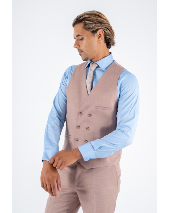 Κοστούμι Black Papigion Como ροζ SLIM FIT
