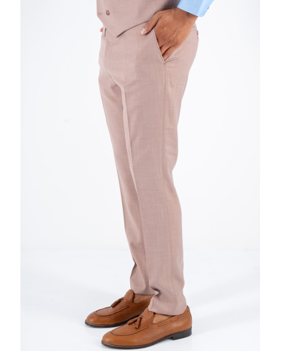 Κοστούμι Black Papigion Como ροζ SLIM FIT