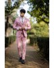 Κοστούμι Vittorio Gentile ροζ SLIM FIT