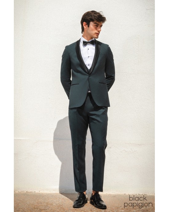 Κοστούμι Guy Laroche Homme πράσινο SLIM FIT