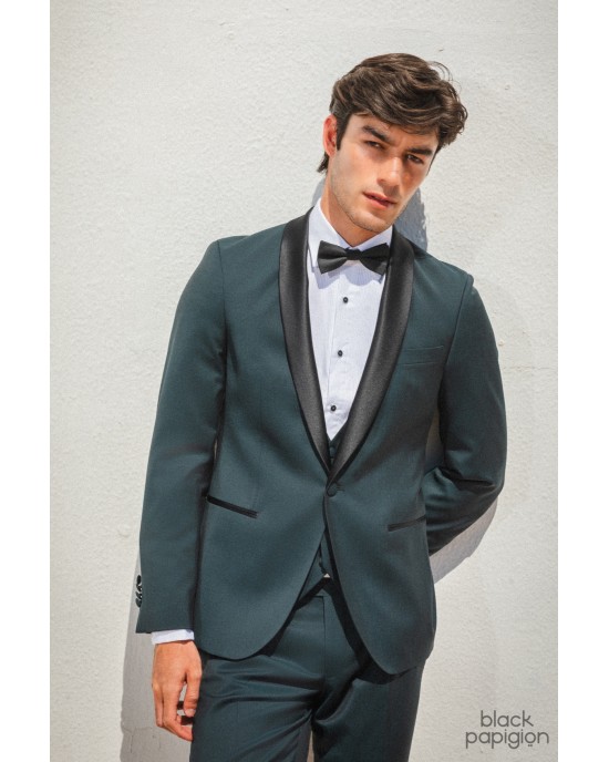 Κοστούμι Guy Laroche Homme πράσινο SLIM FIT