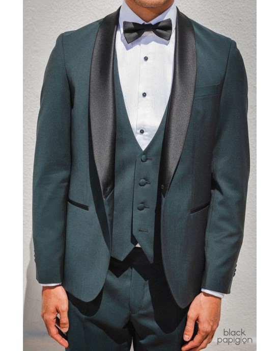 Κοστούμι Guy Laroche Homme πράσινο SLIM FIT