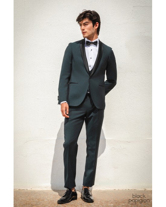 Κοστούμι Guy Laroche Homme πράσινο SLIM FIT