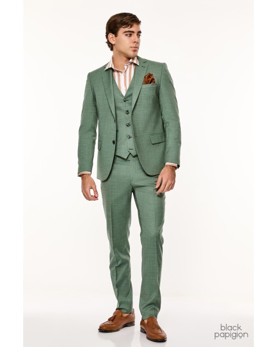 Κοστούμι Artisti Italiani μέντα SLIM FIT