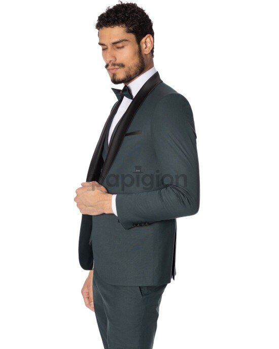 Κοστούμι Vittorio Smokin πράσινο SLIM FIT