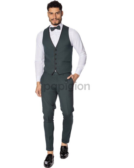 Κοστούμι Vittorio Smokin πράσινο SLIM FIT