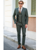 Κοστούμι Black Papigion πράσινο SLIM FIT