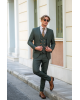 Κοστούμι Black Papigion πράσινο SLIM FIT