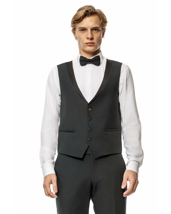 Κοστούμι 19V69 Italia Versace Abbigliamento Bruno Rolex πράσινο SLIM FIT