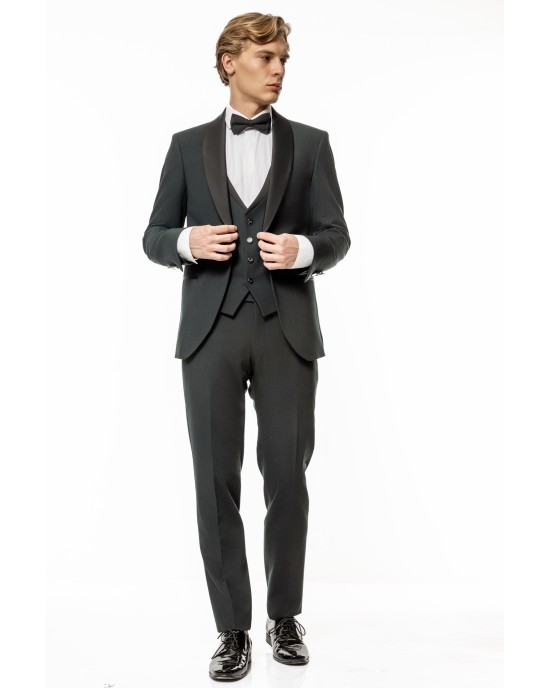 Κοστούμι 19V69 Italia Versace Abbigliamento Bruno Rolex πράσινο SLIM FIT