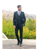 Κοστούμι Black Papigion πράσινο SLIM FIT