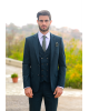 Κοστούμι Black Papigion πράσινο SLIM FIT