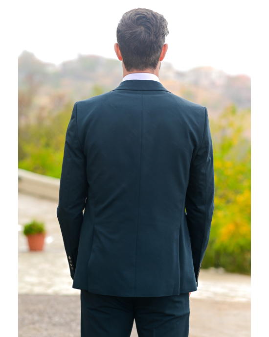 Κοστούμι Black Papigion πράσινο SLIM FIT