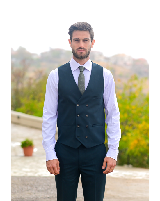 Κοστούμι Black Papigion πράσινο SLIM FIT