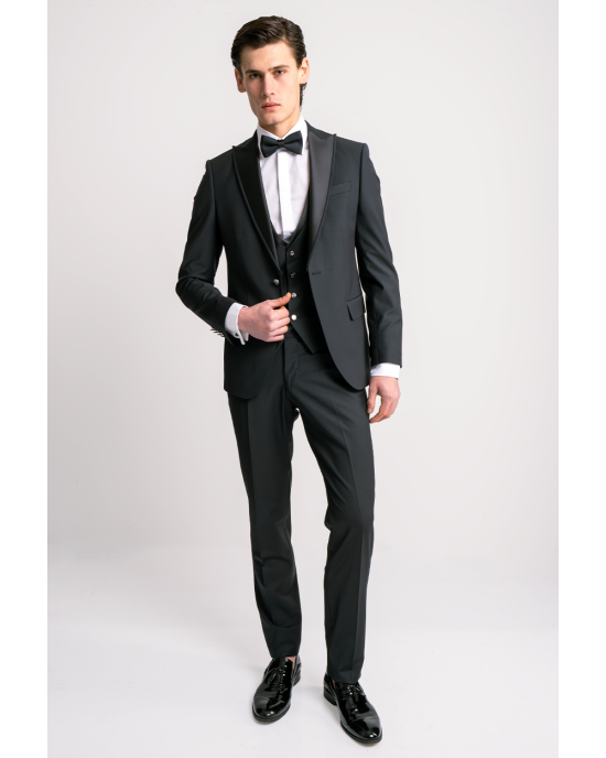 Κοστούμι 19V69 Italia Versace Abbigliamento Adriano Wool πράσινο SLIM FIT