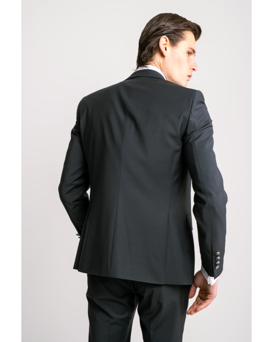 Κοστούμι 19V69 Italia Versace Abbigliamento Adriano Wool πράσινο SLIM FIT