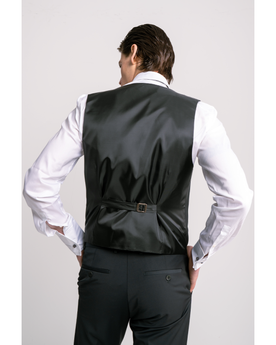 Κοστούμι 19V69 Italia Versace Abbigliamento Adriano Wool πράσινο SLIM FIT