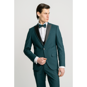 Κοστούμι 19V69 Italia Versace Abbigliamento Adriano Wool πράσινο