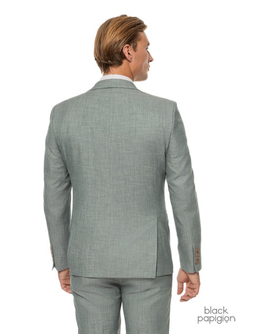 Κοστούμι Black Papigion πράσινο SLIM FIT