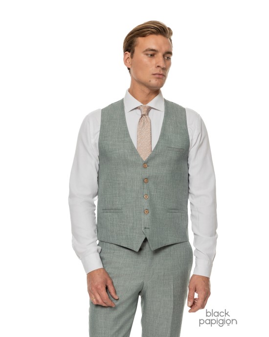 Κοστούμι Black Papigion πράσινο SLIM FIT