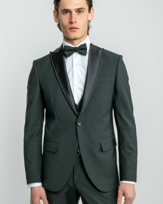 Κοστούμι 19V69 Italia Versace Abbigliamento Adriano Wool πράσινο