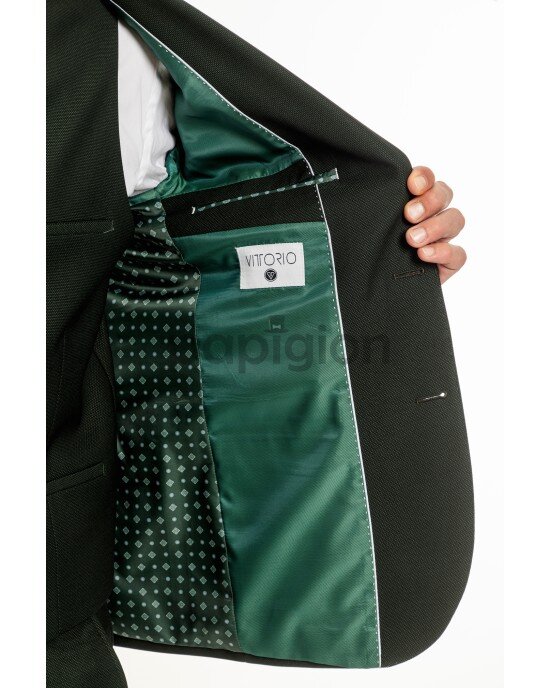 Κοστούμι Vittorio Piza πράσινο SLIM FIT