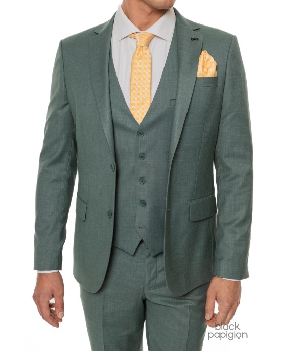 Κοστούμι Black Papigion πράσινο SLIM FIT