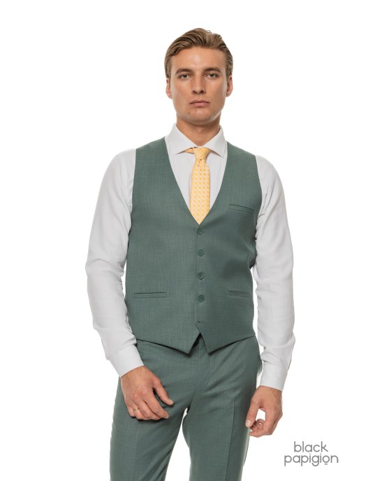 Κοστούμι Black Papigion πράσινο SLIM FIT