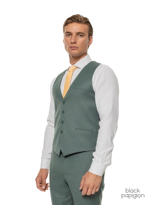Κοστούμι Black Papigion πράσινο SLIM FIT