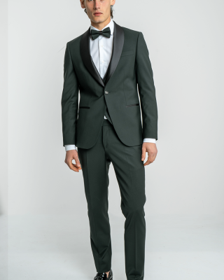 Κοστούμι 19V69 Italia Versace Abbigliamento Bruno Wool πράσινο