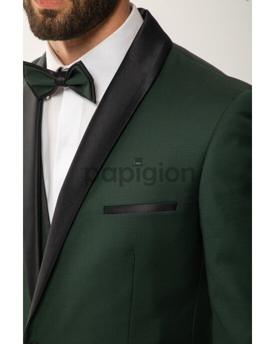 Κοστούμι Vittorio Smokin πράσινο SLIM FIT
