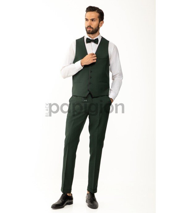 Κοστούμι Vittorio Smokin πράσινο SLIM FIT