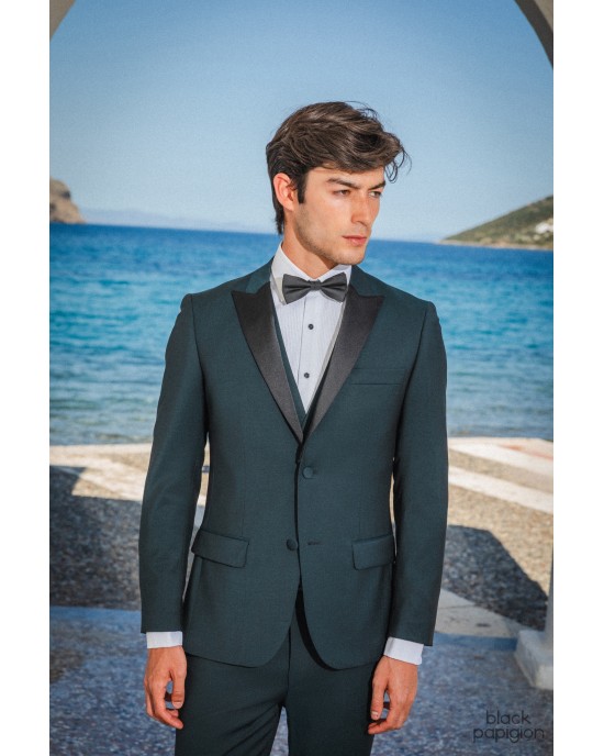 Κοστούμι Guy Laroche Homme πράσινο SLIM FIT