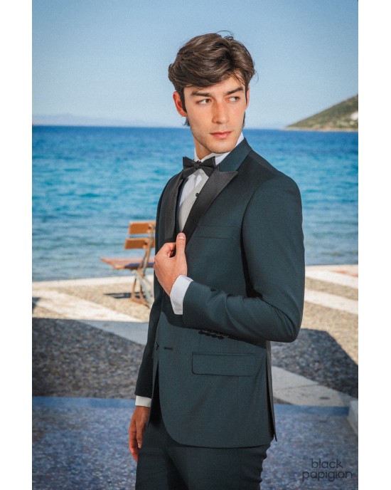 Κοστούμι Guy Laroche Homme πράσινο SLIM FIT