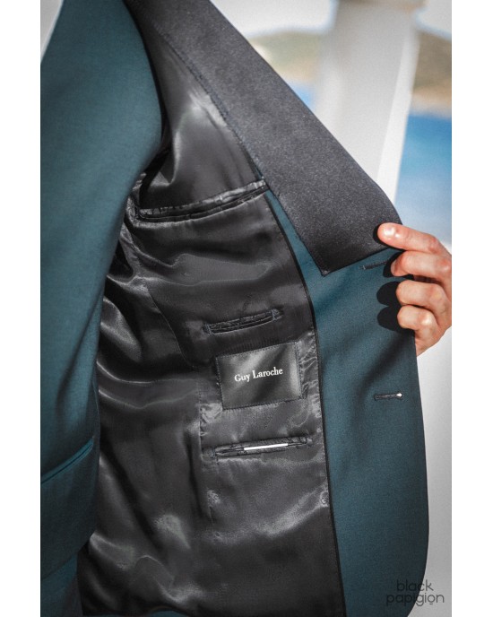 Κοστούμι Guy Laroche Homme πράσινο SLIM FIT