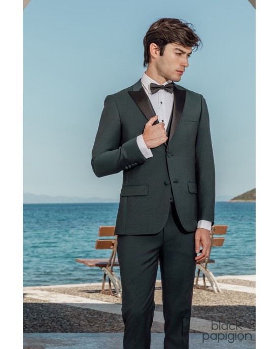 Κοστούμι Guy Laroche Homme πράσινο SLIM FIT