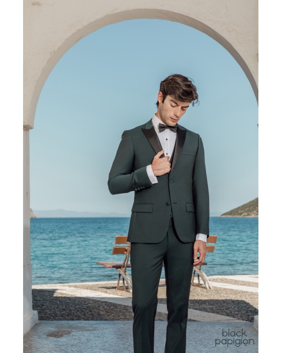 Κοστούμι Guy Laroche Homme πράσινο SLIM FIT