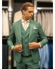 Κοστούμι Artisti Italiani πράσινο SLIM FIT