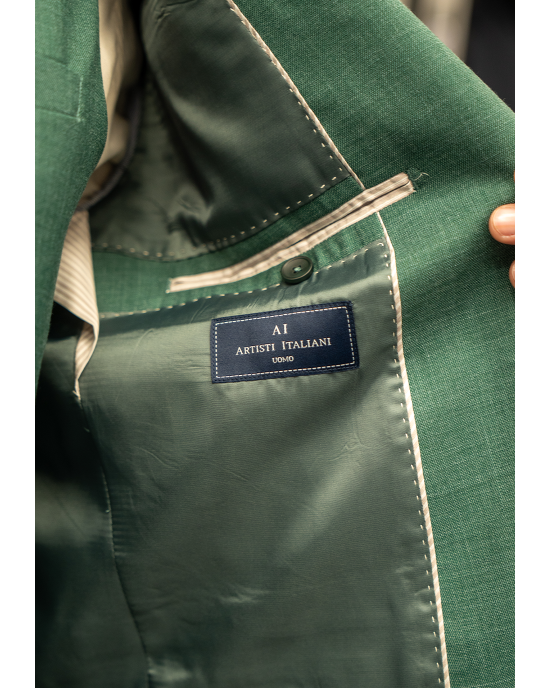 Κοστούμι Artisti Italiani πράσινο SLIM FIT