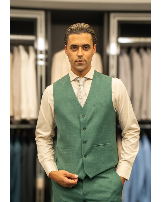Κοστούμι Artisti Italiani πράσινο SLIM FIT