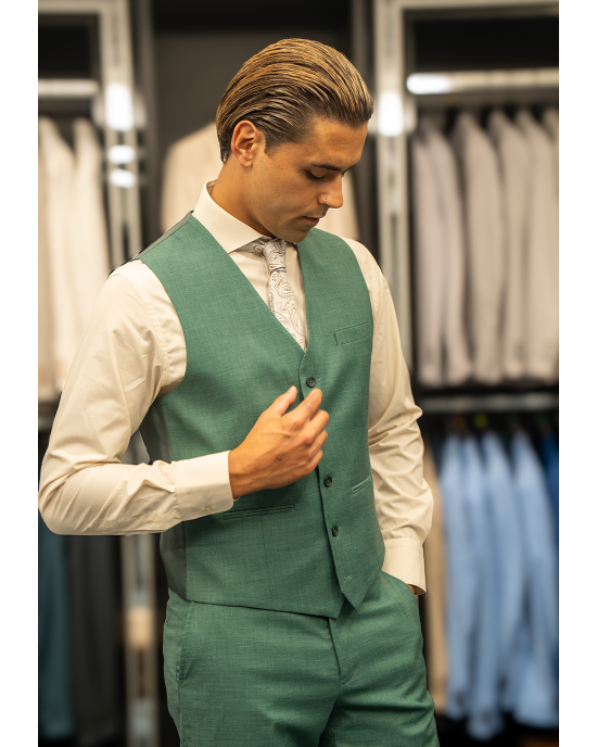 Κοστούμι Artisti Italiani πράσινο SLIM FIT