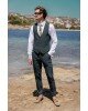 Κοστούμι Black Papigion πράσινο SLIM FIT