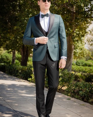 Κοστούμι 19V69 Italia Versace Abbigliamento Alfonso πράσινο