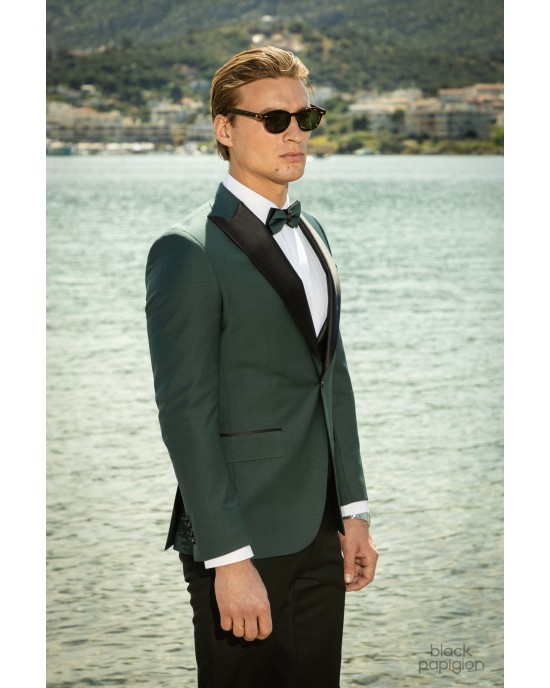 Κοστούμι 19V69 Italia Versace Abbigliamento Alfonso πράσινο SLIM FIT