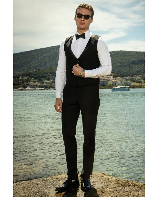 Κοστούμι 19V69 Italia Versace Abbigliamento Alfonso πράσινο SLIM FIT