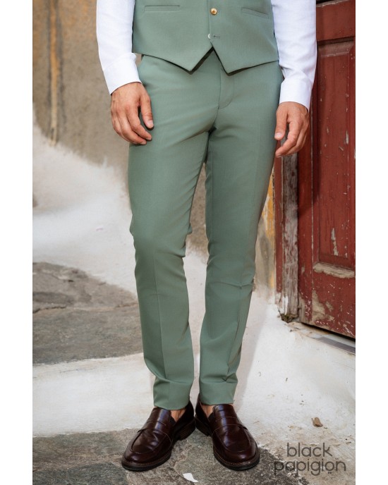 Κοστούμι Black Papigion πράσινο SLIM FIT