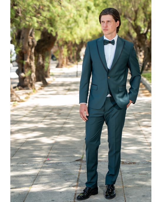 Κοστούμι 19V69 Italia Versace Abbigliamento Antonio πράσινο SLIM FIT