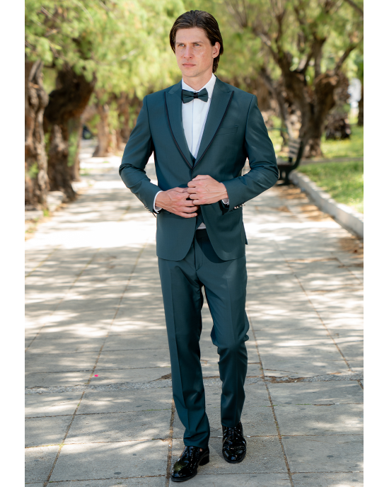 Κοστούμι 19V69 Italia Versace Abbigliamento Antonio πράσινο SLIM FIT